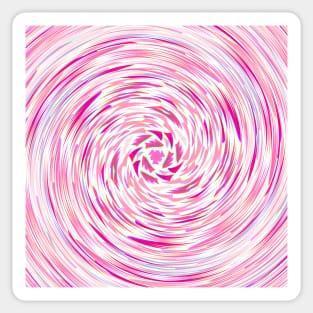 Swirl of Pink Diamond Arrows Sticker